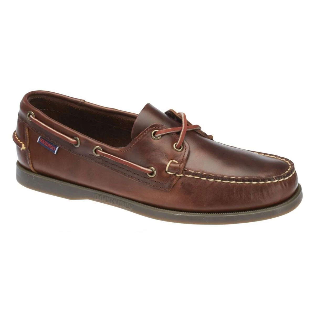 SEBAGO - DOCKSIDES Shoes DK BROWN-GUM New | eBay