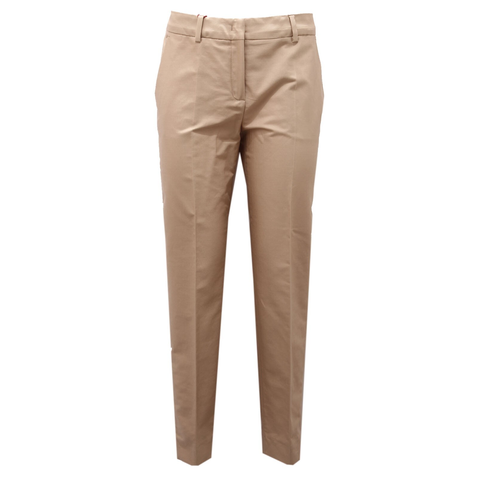 0516AE pantalone donna MAXMARA STUDIO beige cotton/silk trouser woman