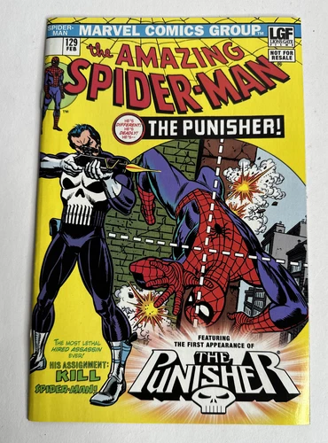 THE AMAZING SPIDER-MAN #129 NM Lions Gate Reprint 2004 Marvel punisher Movie!