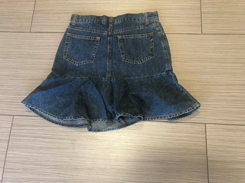 NWT Gymboree Equestrian Club Girls Flower Embroidered Denim Skirt Skort Size 9 - Picture 2 of 3