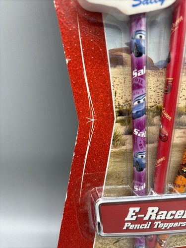 Disney Pixar Cars E-Racer Pencil Toppers McQueen Sally Mater READ - Picture 4 of 9