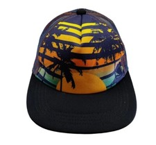 Tommy Bahama Kids Trucker Snapback Hat Palm Tree S/M