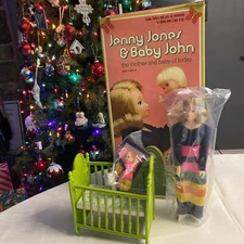 1973 Kenner JENNY JONES & BABY JOHN the Mother and Baby Of Today COMPLETE NEW
