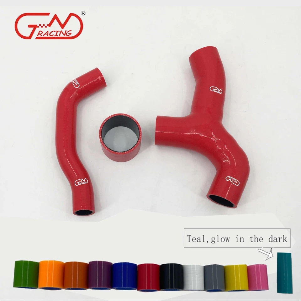 Fit Subaru Forester XT 2.5L 04-08 /Impreza WRX STI Silicone Intercooler Hose Kit - Imagem 2 de 4