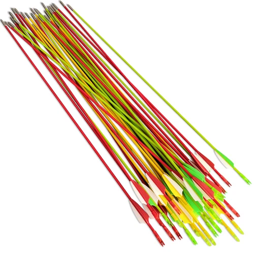 6/12pcs 31" Archery Fiberglass Arrows Target Practice Recurve Bow Hunting - Bild 9 von 49
