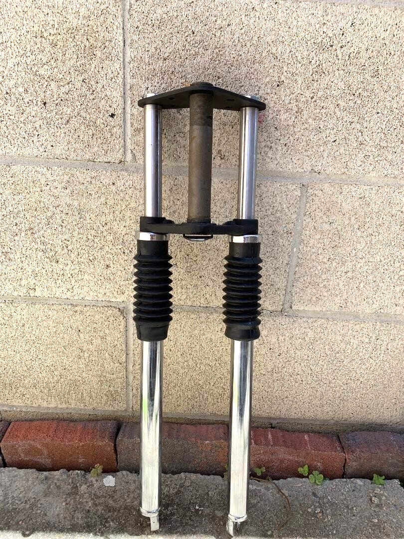 Bicycle 20" Suspension Triple Tree Fork w/ Clamps 1" Threaded Cruiser BMX Bikes