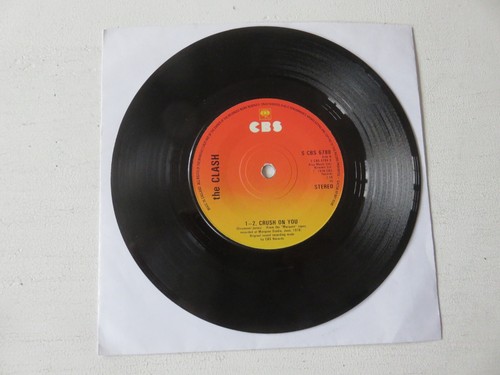 THE CLASH Tommy Gun ORIGINAL 1978 A1 / B2 UK 1ST PRESSING 7" S CBS 7688 - Picture 6 of 6