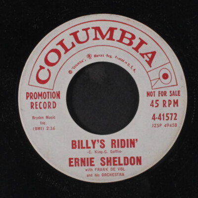 ERNIE SHELDON: billy's ridin' / the frozen logger COLUMBIA 7'' Single 45 RPM