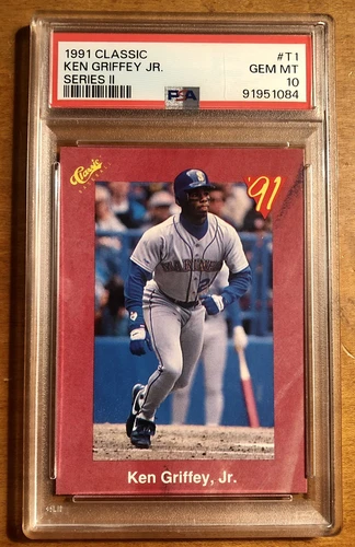 1991 Classic #T1 Ken Griffey Jr. Series II PSA 10 GEM MT Mariners HOF Nice Card!