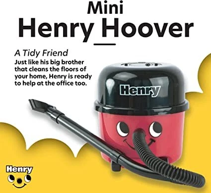 Henry The Hoover Desktop-Staubsauger Mini für Tisch, Schreibtisch 