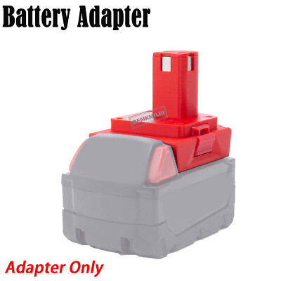 NEW Battery Adapter For Milwaukee 18V Li-Ion Battery to For Ryobi 18V Power Tool