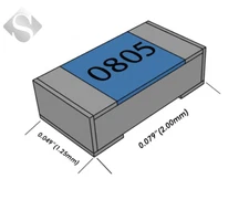 STACKPOLE ELECTRONICS RMCF 1/8W 0 OHM JUMPER CHIP RESISTOR RMCF0805ZT0R00