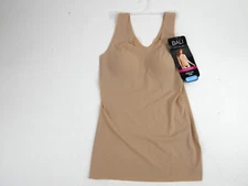 Bali Light Control Comfort Revolution Easylite Shapewear Tank S NEW Nude