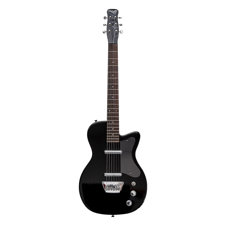Guitarra eléctrica Silvertone serie 1303 corte único - negra Foto 2 de 4