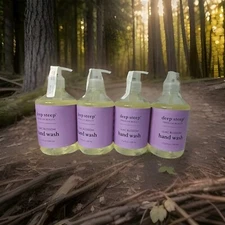 Liquid Hand Wash, 17.6 Oz.  (Lilac Blossom) Deep Steep Premium Beauty (4pack)