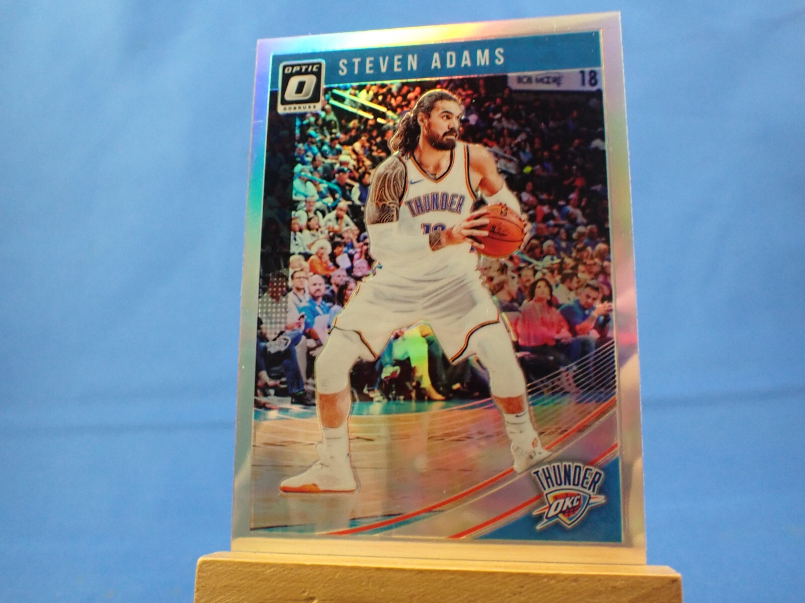 Steven Adams Donruss Optic 2018-19 Silver Holo Prizm