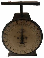 Vintage Hanson Brothers Weigh Master 25 Pound Family Scale, Chicago U.S.A.