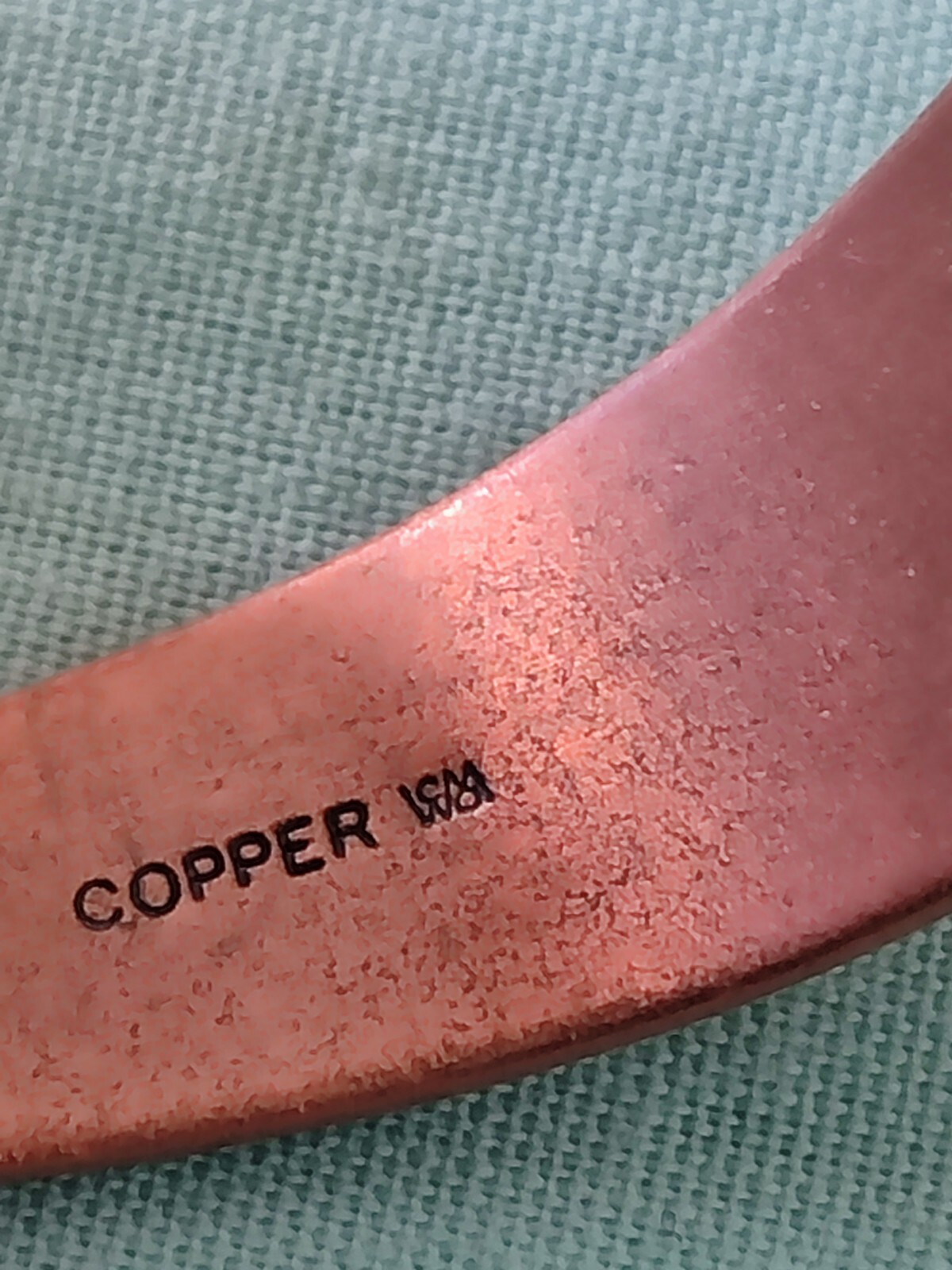 Signed WCMO Solid Copper Cuff Bracelets Southwest… - image 3