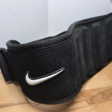 Nike Weight Lifting Structured Belt Back Support Unisex Size Med Power Lifting
