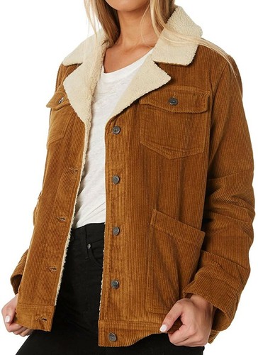 GRAMMAR Sherpa Corduroy Jacket - CAMEL 