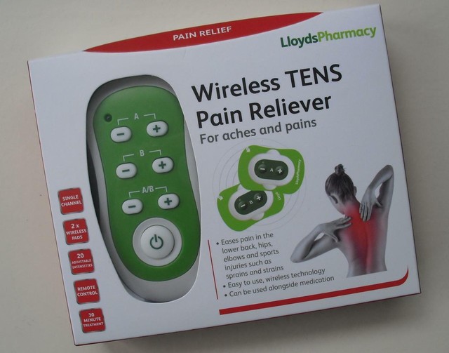 Lloyds Pharmacy Pain Reliever Wireless Tens for Aches and Pains 4 Extra