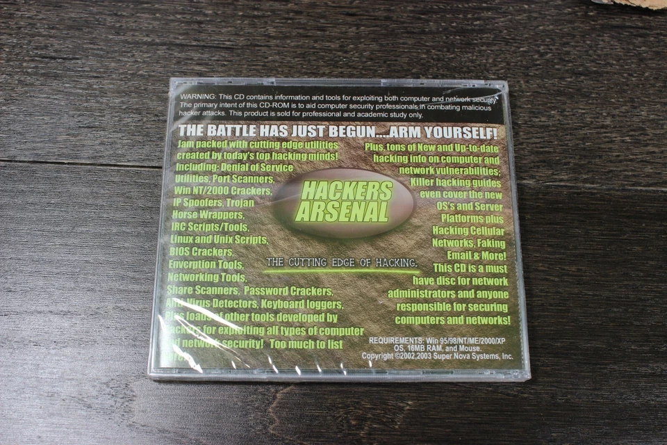 2002 2003 Hackers Arsenal The Cutting Edge Of Hacking CDROM For Windows 95/98 - Image 2 of 4