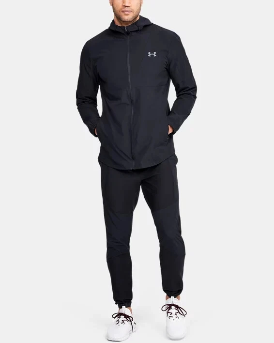 Under Armour UA Training Woven 1352088-001 Fitted Hooded Running