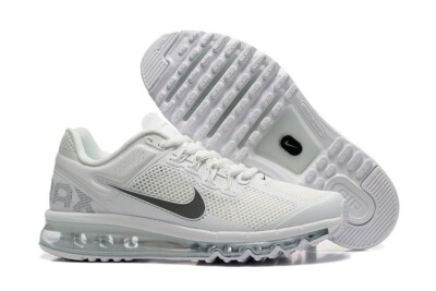Nike Air Max 2013 White Metallic Slver Men's - HF4884-100