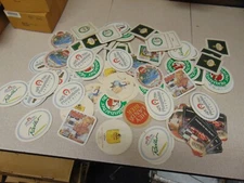 GRAB BAG OF 20 DIFFERENT EUROPEAN BEER COASTERS OLD & NEW BIER DECKEL