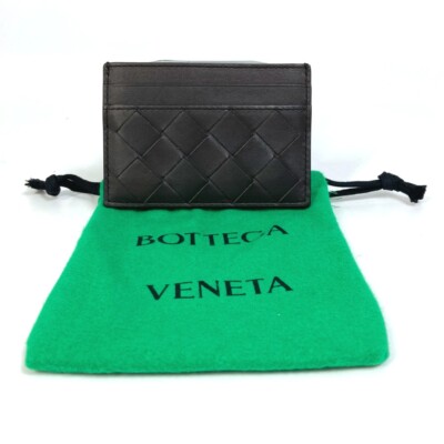 BOTTEGA VENETA Intrecciato name card holder Pass case Card