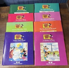 Disney "The Talking Mickey Mouse Show", Lot of 8 Books by WOW Worlds of Wonder