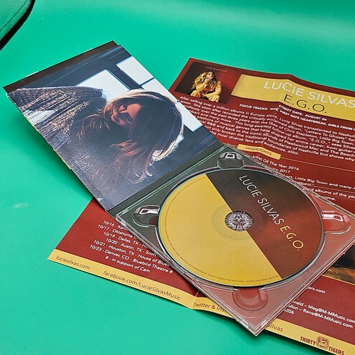 LUCIE SILVAS E.G.O. Radio DJ Promo CD With Release Letter RARE Focus Tracks List - Picture 5 of 5