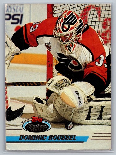 1993-94 Topps Stadium Club #109 Dominic Roussel Philadelphia Flyers NHL ...