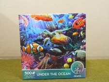 CEACO 500 Piece Jigsaw Puzzle Under The Ocean Foil 24x18 in