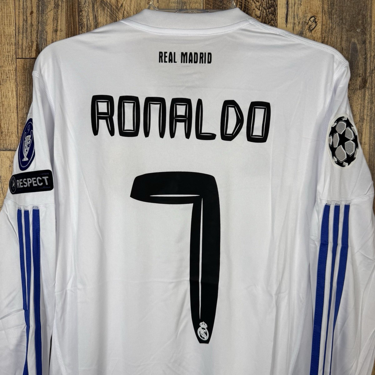 ウェア Real Madrid 2011 #7 Ronaldo UCL shirt 2011-12 Real Madrid Third Shirt #7 RONALDO *New* L Adidas