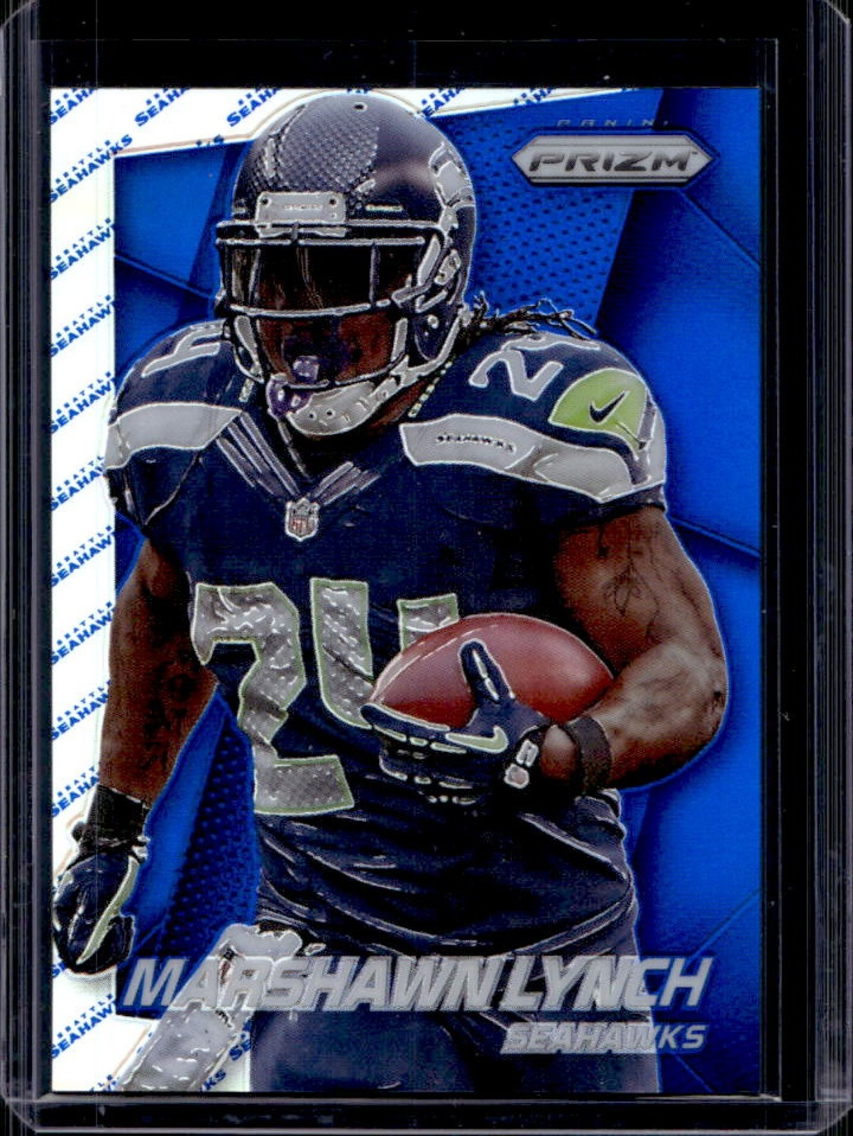 2014 Prizm Marshawn Lynch Team Logo #47/50 Seahawks