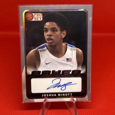 2021-2022 Leaf Pro Set Power Portrait Joshua Minott Auto - Celtics