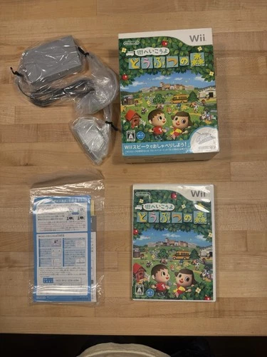 Animal Crossing City Folk Wii Nintendo Microphone Japa