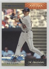 2001 Donruss 1999 Retroactive Stat Line Season 91/169 Will Clark #37 e7o