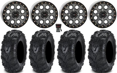 System 3 SB-7 14'' Wheels Ti (4+3) 28'' Mud Lite II Tires Pioneer 1000 / Talon