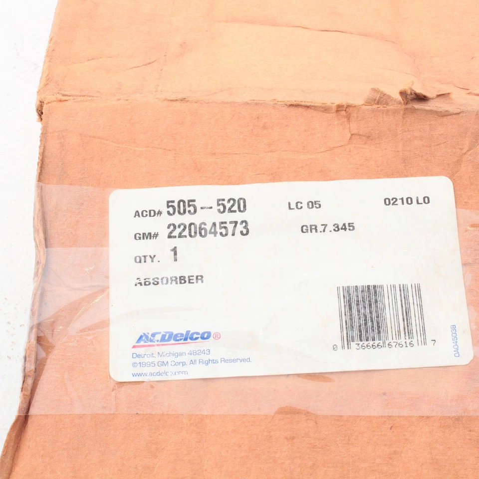 AcDelco 505-520 GM 22064573 Rear Gas Suspension Strut 1pc - Imagem 4 de 4