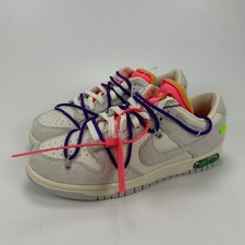 Nike Dunk Low Off-White Lot 15 Sail Neutral Grey Mens