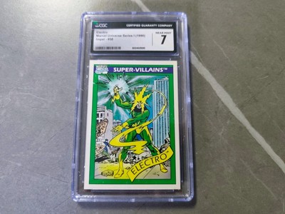 Electro Marvel Universe Series 1 (1990) Impel #58  CGC 7