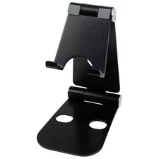 Device Stand Phone Tablet Adjustable Foldable Portable Black Travel Holder Angle