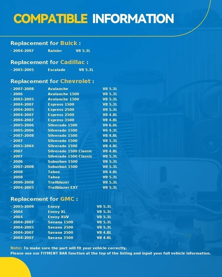 PHILTOP New Starter For 2003-2007 Chevy Tahoe 2003 - 2006 Silverado 1500 5.3L Foto 2 de 4