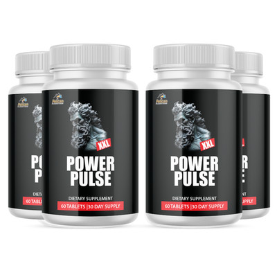 Power Pulse- Men's Health & Bodybuilding- 4 Bottles- 240 Tablets