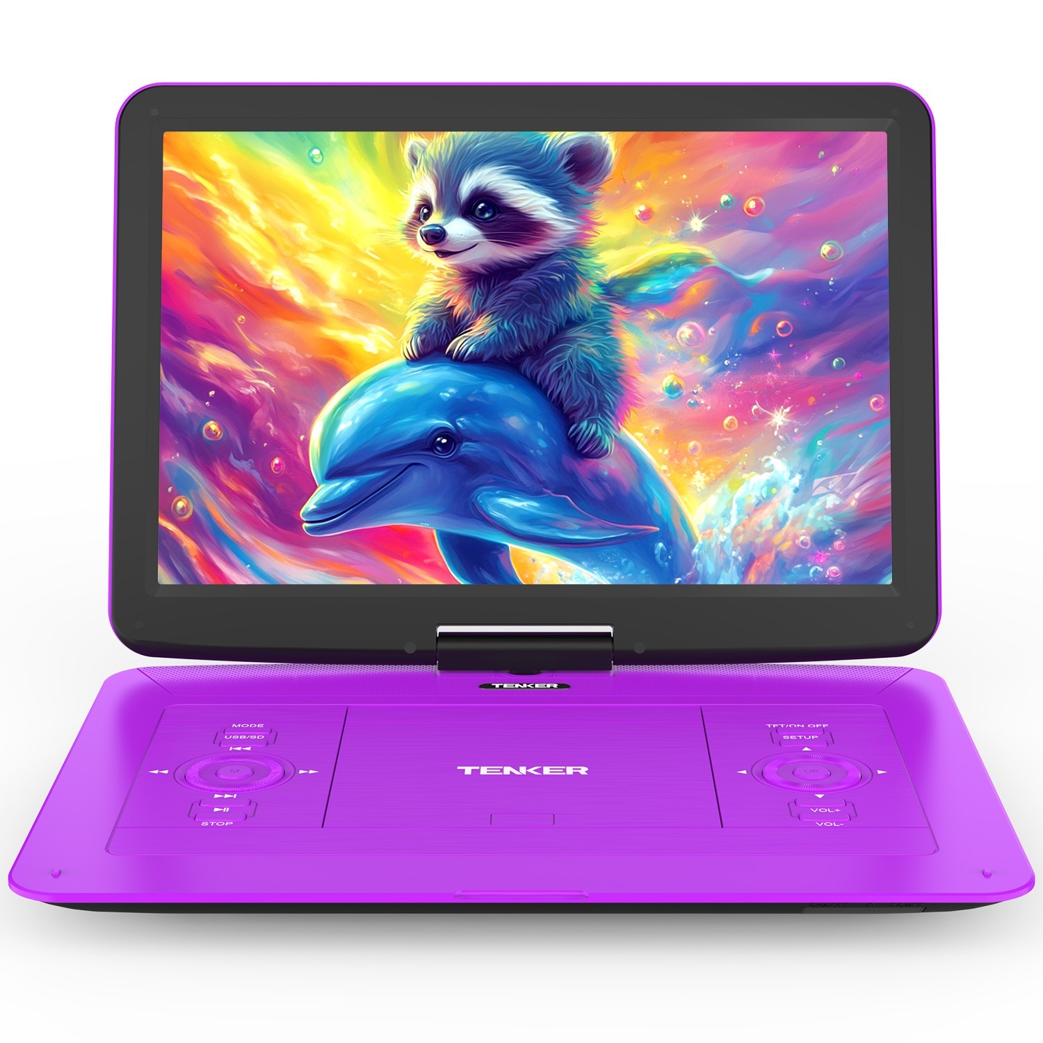 5-hour Rechargeable Swivel Screen Purple Color
