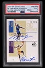 Michael Jordan Magic Johnson 2002 SP Autograph Extra Gold /6 Auto PSA 9 Mint💥📈