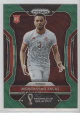 2022 Panini Prizm World Cup Qatar Green Wave Montassar Talbi #193 Rookie RC 0p9n