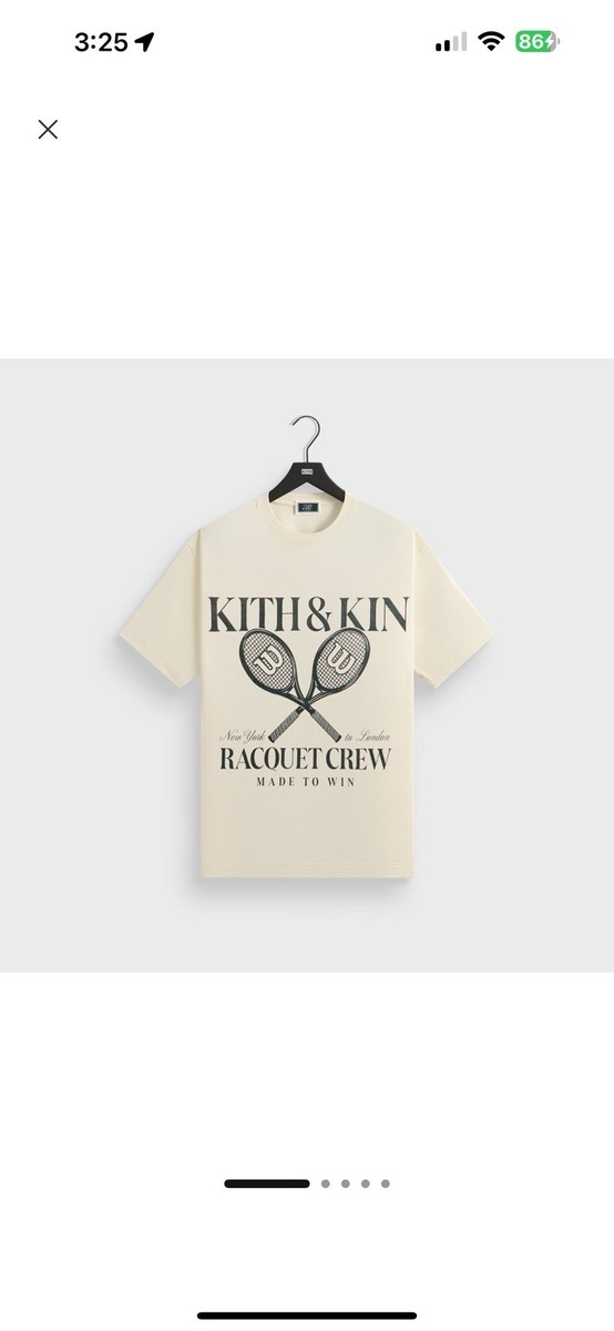 Kith for Wilson Racquet Crew Vintage Tee | XXL | 🎾 | eBay